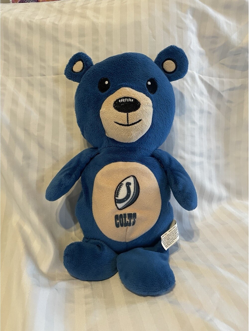 NFL Indianapolis Colts Blue Plush Bear Official NFL 13"